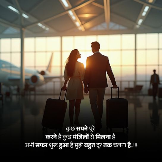 Motivational travel shayari Travel shayari
